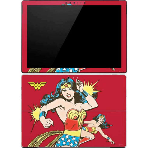 DC Comics Wonder Woman Vintage Action pose Surface Pro 4 Skin